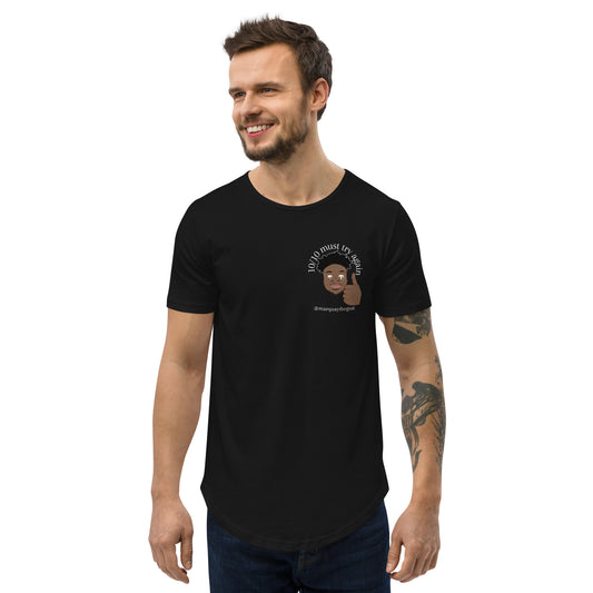 10/10 Must Try Again Men's Curved Hem T-Shirt